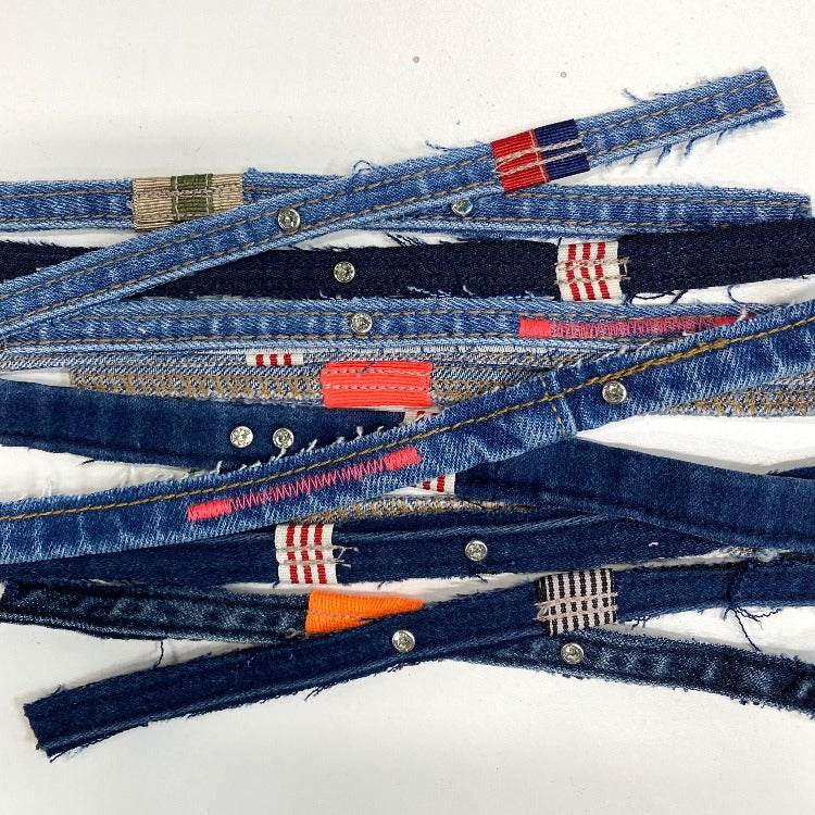 Denim Cuff Bracelet