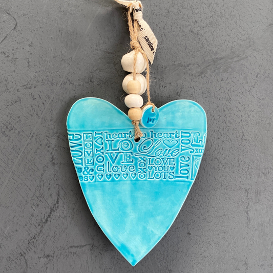 670 Turquoise Heart (only 1)