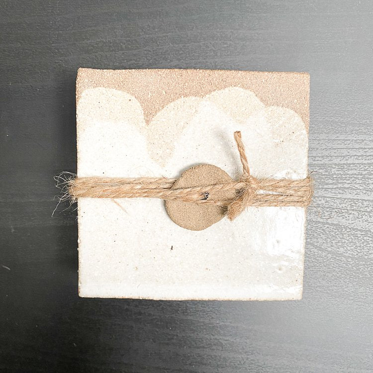 Ceramic Grit Coasters Square