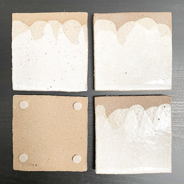 Ceramic Grit Coasters Square