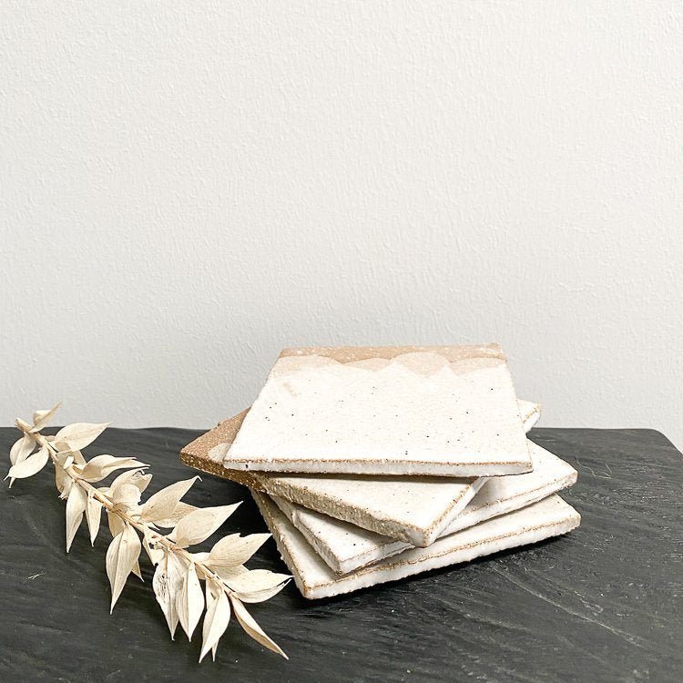 Ceramic Grit Coasters Square
