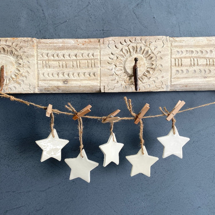 Christmas Stars Pack of 5