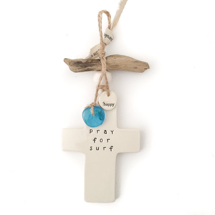 Handmade Ceramic Cross Nazare