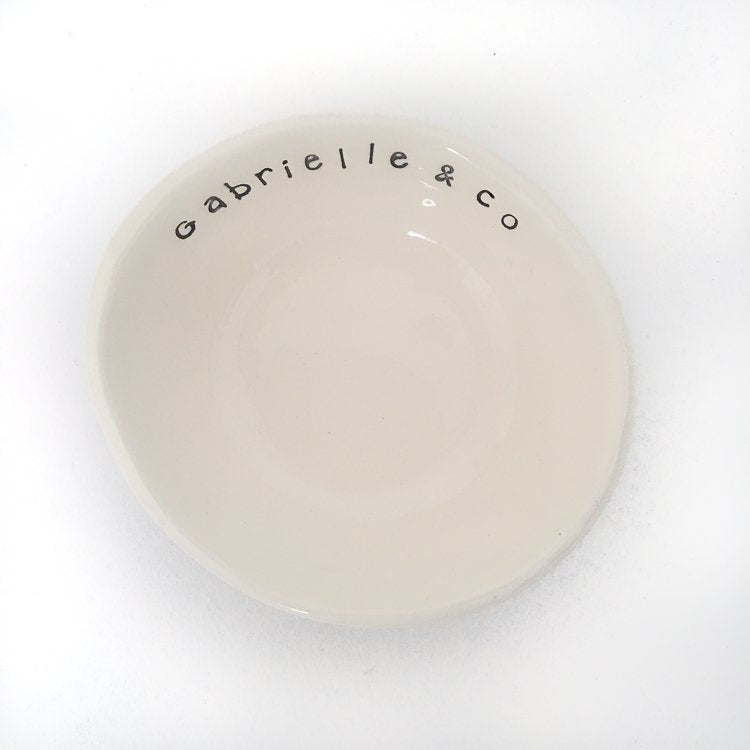 little bowl personalised top inside edge