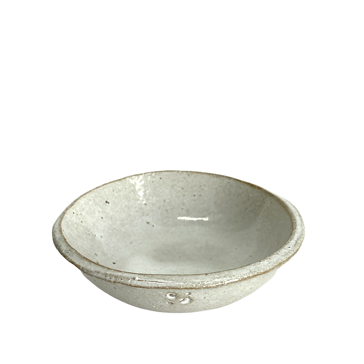 Handmade ceramic grit bowl medium