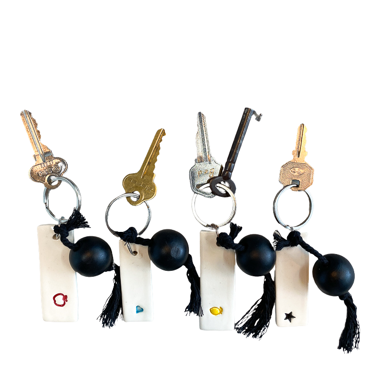 Ceramic Custom Keyring