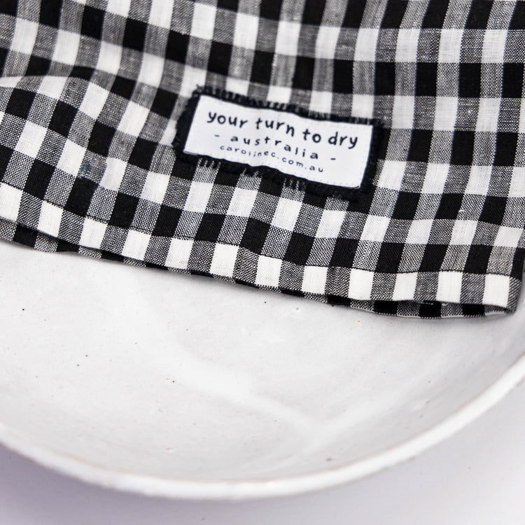 Linen Tea Towel 'your turn to dry'
