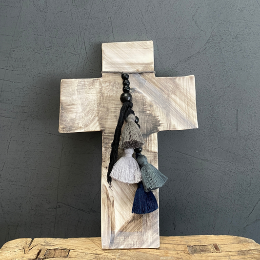 555 Ceramic Cross Large Grey Brush (only 1 available)