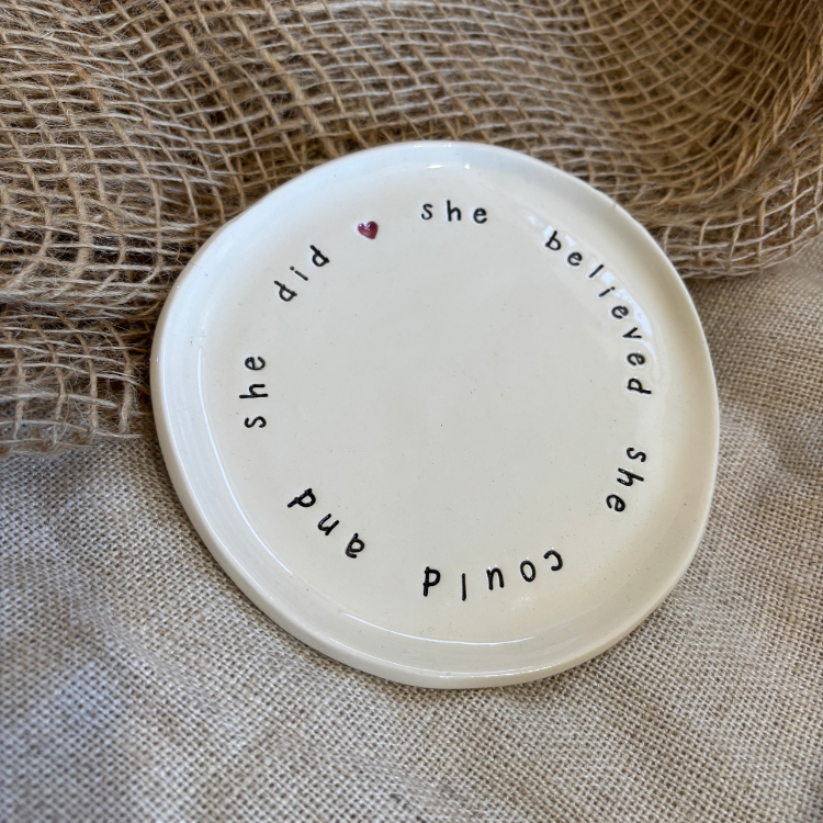 trinket dish medium she believed
