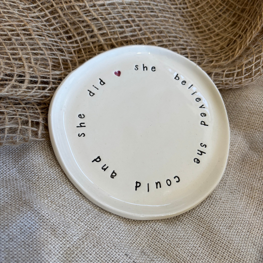 trinket dish medium she believed