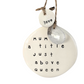 Ceramic Quote Wall Hanging 'mum a title just above queen'