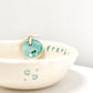 Handmade Ceramic Little Bowl Personalised with Name and Tag