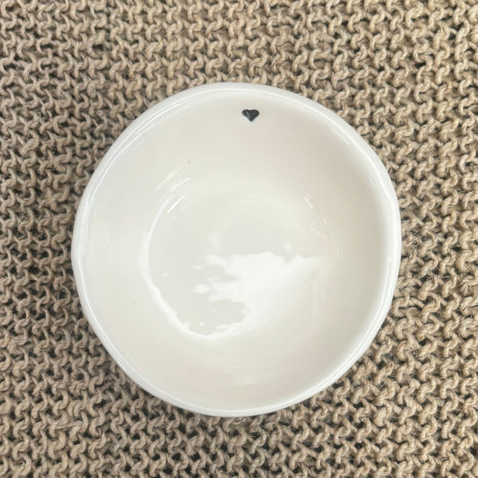 Ceramic Handmade Bowl Single Heart