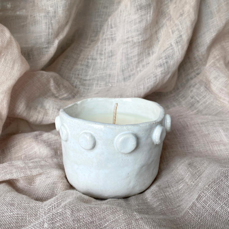 503 Handmade Ceramic Candle (1 available)