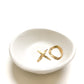 Ceramic little bowl gold 'xo' (1 available)