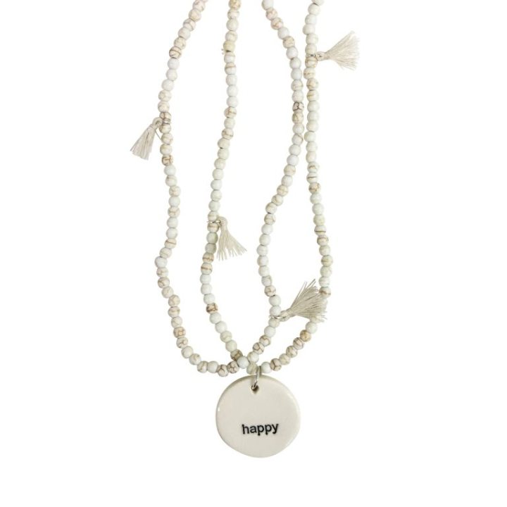 Necklace Pair - White